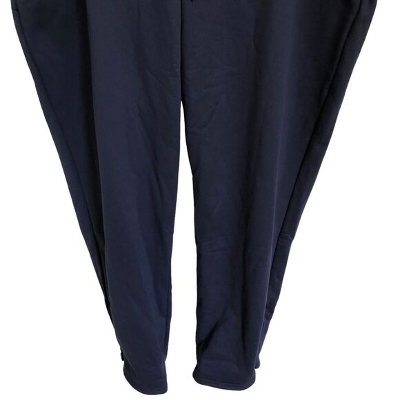 Adidas Training Pants Women’s 2XL Navy Blue Stadium Tapered Aeroready HB6798 NWT - Picture 6 of 16